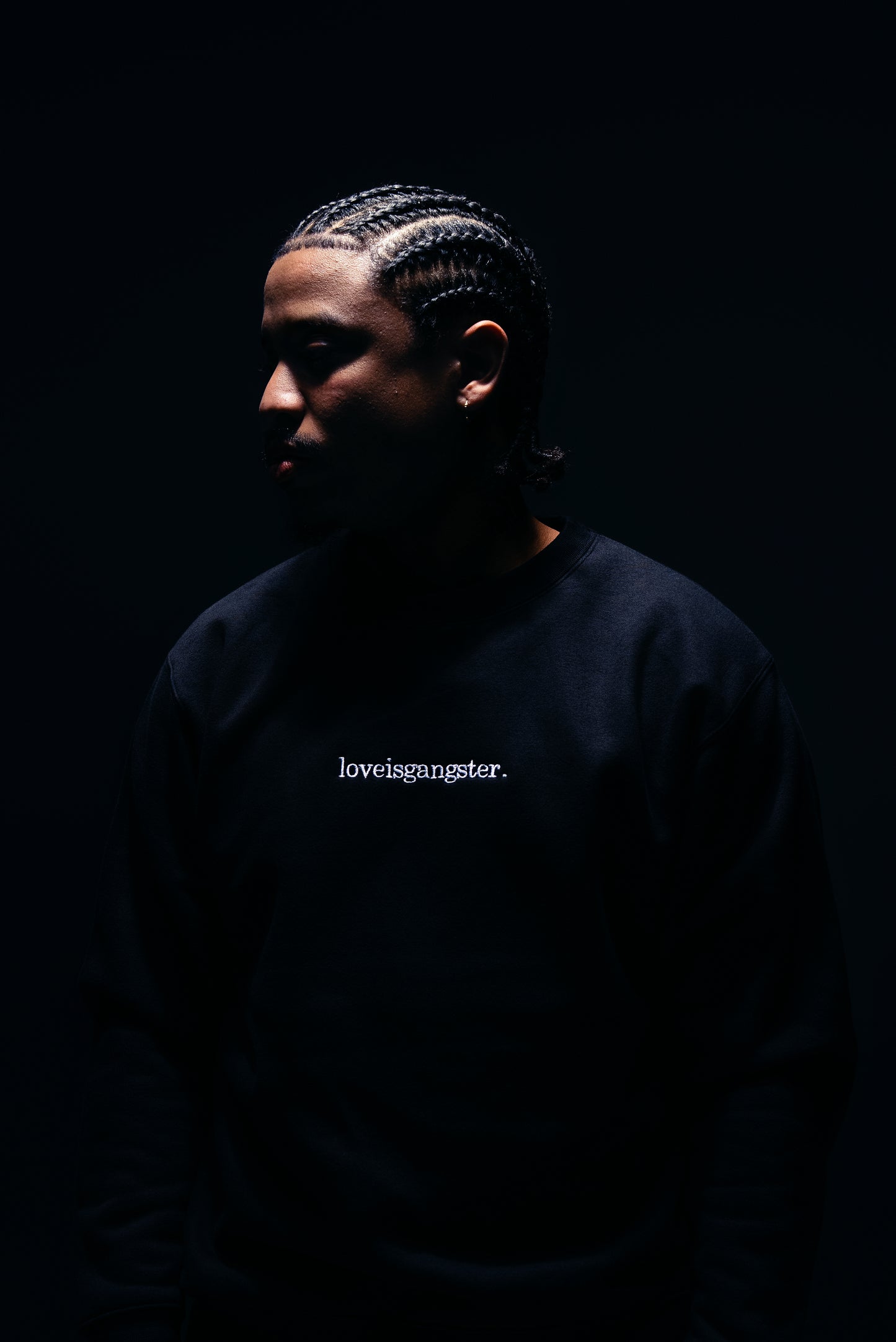 loveisgangster. crewneck